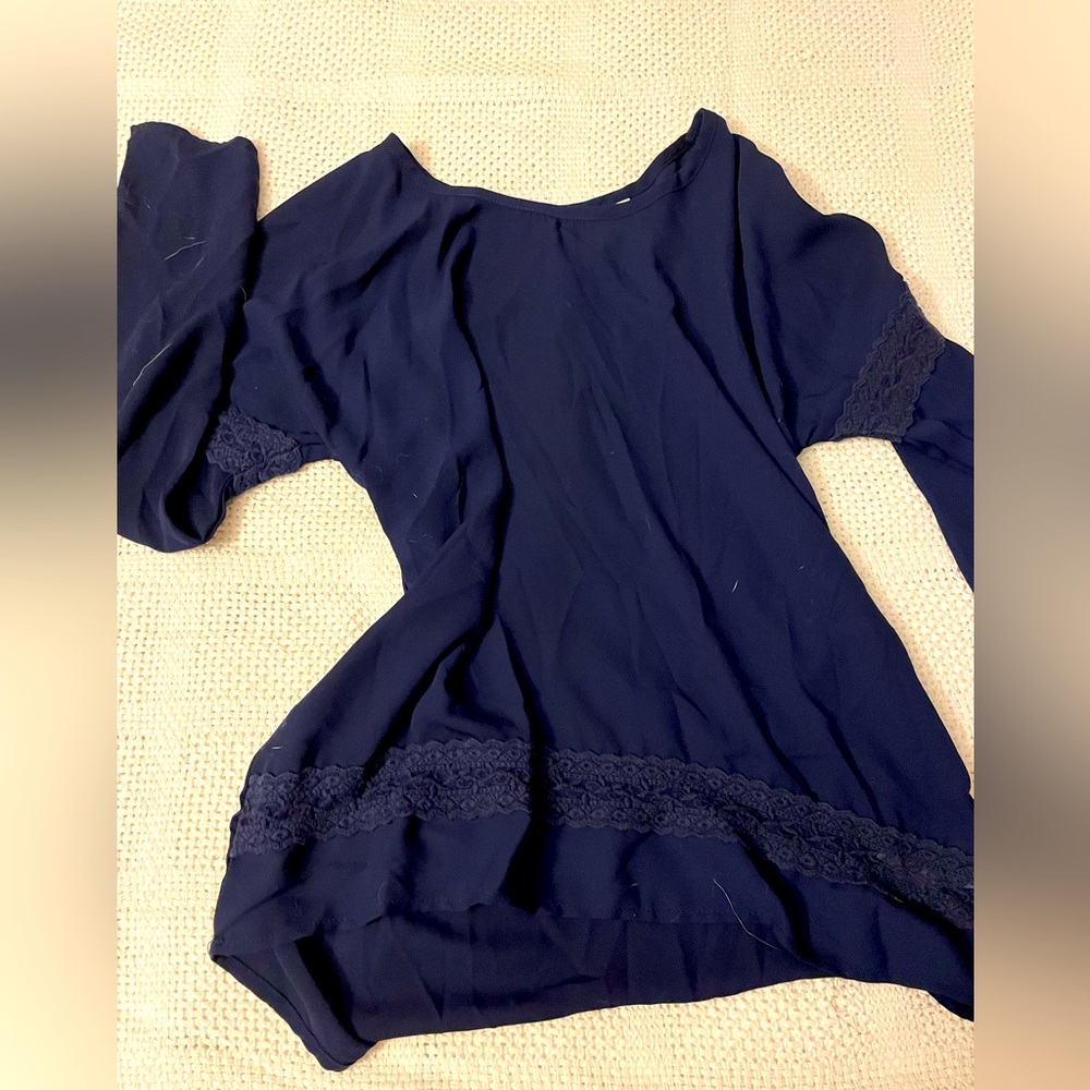 Navy Blue long sleeved shirt
